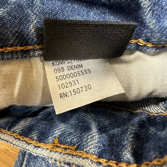 Ksubi NWT Men's Bullet Cropped Blaze Denim Jeans Size 29 Relaxed Leg Raw Hem - Picture 8 of 11